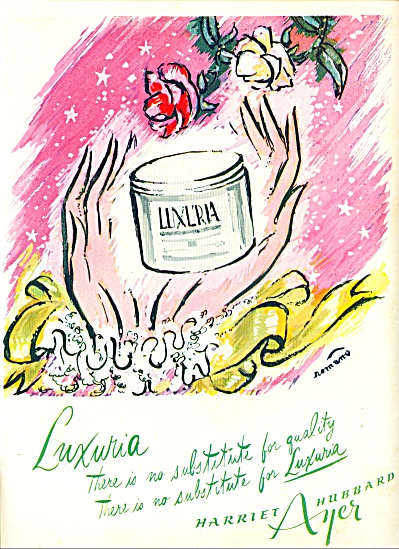 1944 - Harriet Hubbard Ayer Luxuria Ad