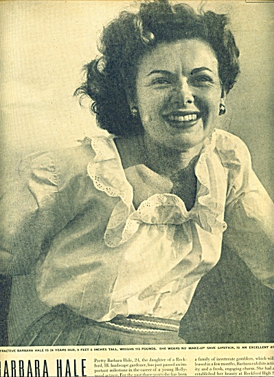 1946 - Barbara Hale , Actress