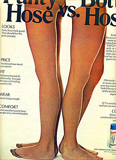 1971 - Panty Hose Vs. Bottle Hose Ad