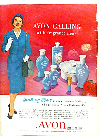 1958 - Avon Cosmetics Ad