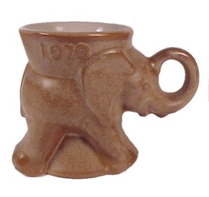 1979 Frankoma Pottery Gop Political Party Elephant Mug