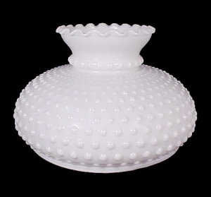 Milk Glass Hobnail 10 In Student Lamp Shade Desk Table Wall Chandelier
