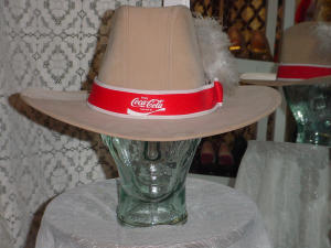 Western Hat With Coca Cola Logo