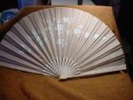 Victorian Ivory Hand Painted Fan