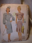 1946 McCall's #6485 Ladies' & Misses' Dress