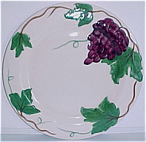 Pacific Pottery Grape Decorated Dinner Plate