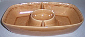 Franciscan Pottery Wheat Summer Tan Divided Server