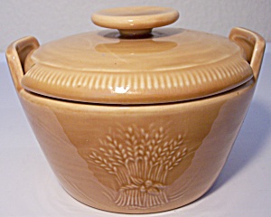 Franciscan Pottery Wheat Summer Tan Sugar Bowl W/lid