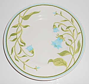 Franciscan Pottery Greenhouse Blue Bell Bread Plate
