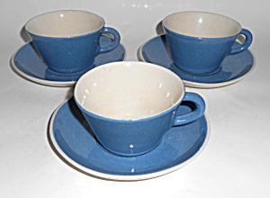 Winfield China Pottery Early 3/sets Cups & Saucers