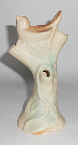 Rosemeade Pottery Bird On Nest Vase Mint