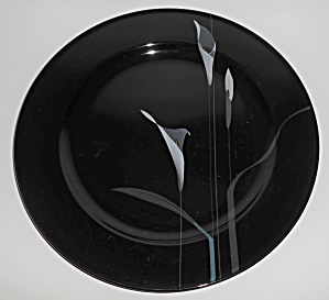Mikasa Fine China Black Opus Chop Plate