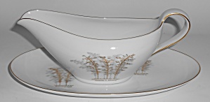 Fukagawa China Porcelain Gold / Silver Bamboo #901 Gra