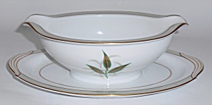 Noritake Porcelain China Greenbay W/gold Gravy Bowl