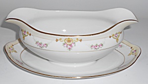 Noritake Nippon Porcelain China Floral/gold Gravy
