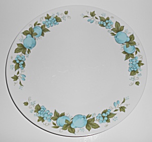 Noritake Porcelain China 6695 Blue Orchard Dinner Plate