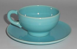 Franciscan Pottery El Patio Gloss Turquoise Demi Cup/sa