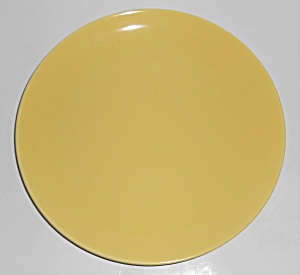Catalina Pottery Rancho Ware Gloss Yellow Dinner Plate