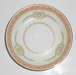 Noritake China Porcelain Durer Floral W/gold Fruit Bowl