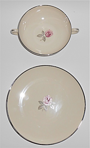 Franciscan Pottery Fine China Encanto Rose Cream Soup/d