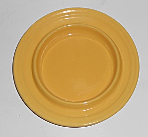 Bauer Pottery Ring Ware Yellow Butter Dish Base