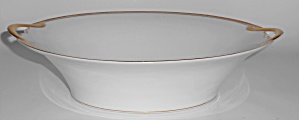 Noritake Porcelain China Gold Bands Vegetable Bowl