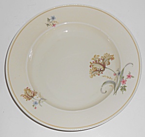 Tirschenreuth Porcelain China Floral Soup Bowl W/gold T