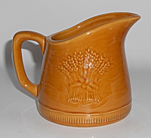 Franciscan Pottery Wheat Harvest Brown Creamer