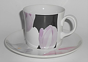 Mikasa Fine China Porcelain Vogue Cup & Saucer Set