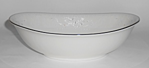 Noritake China Porcelain Platinum 7265 Baldwin Oval Veg