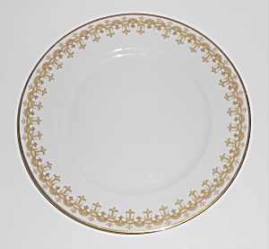 Charles Ahrenfeldt China Porcelain Gold Salad Plate