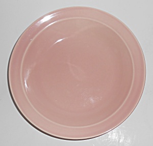 T S & T Lu-ray Pastels Pottery Pink Rimmed Soup Bowl