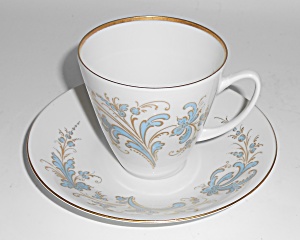 Porsgrund China Porcelain Seljord Demitasse Cup & Sauce