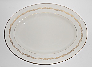 Pickard Porcelain China Gold Symphony 15'' Platter