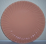 Franciscan Pottery Coronado Gloss Coral 14in Chop Plate