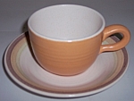 Franciscan Pottery Sierra Sand Cup & Saucer Set