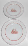 Wedgwood Pottery Flying Cloud Game Pr Cock Bread Plates