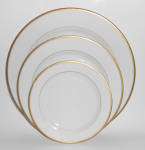 Syracuse China Gold Band Dinner Plate