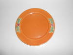 Coors Pottery Rosebud 9" Orange Plate