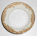 Noritake Porcelain China Grafton W/Gold Fruit Bowl Mint
