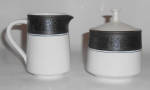 Noritake China Porcelain Mirano Creamer/Sugar Bowl Set 