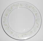 Noritake Porcelain China Paula w/Platinum Dinner Plate