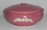Coors Pottery Rosebud Early Red French Casserole 