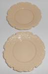 Franciscan Pottery Victoria Old Ivory Pair Saucers