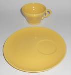 Franciscan Pottery El Patio Gloss Yellow Snack Plate / 
