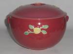 Coors Pottery Rosebud Red Triple Service Casserole Robe