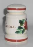 Bauer Pottery Strawberry Decorated Motto Pepper Shaker