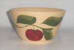 Vintage Watt Pottery Apple #7 Ribbed Mixing Bowl