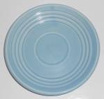 Bauer Pottery Ring Ware 3rd Period Lt Blue Saucer 
