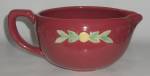 Coors Pottery Rosebud Red Medium Handled Batter Bowl 